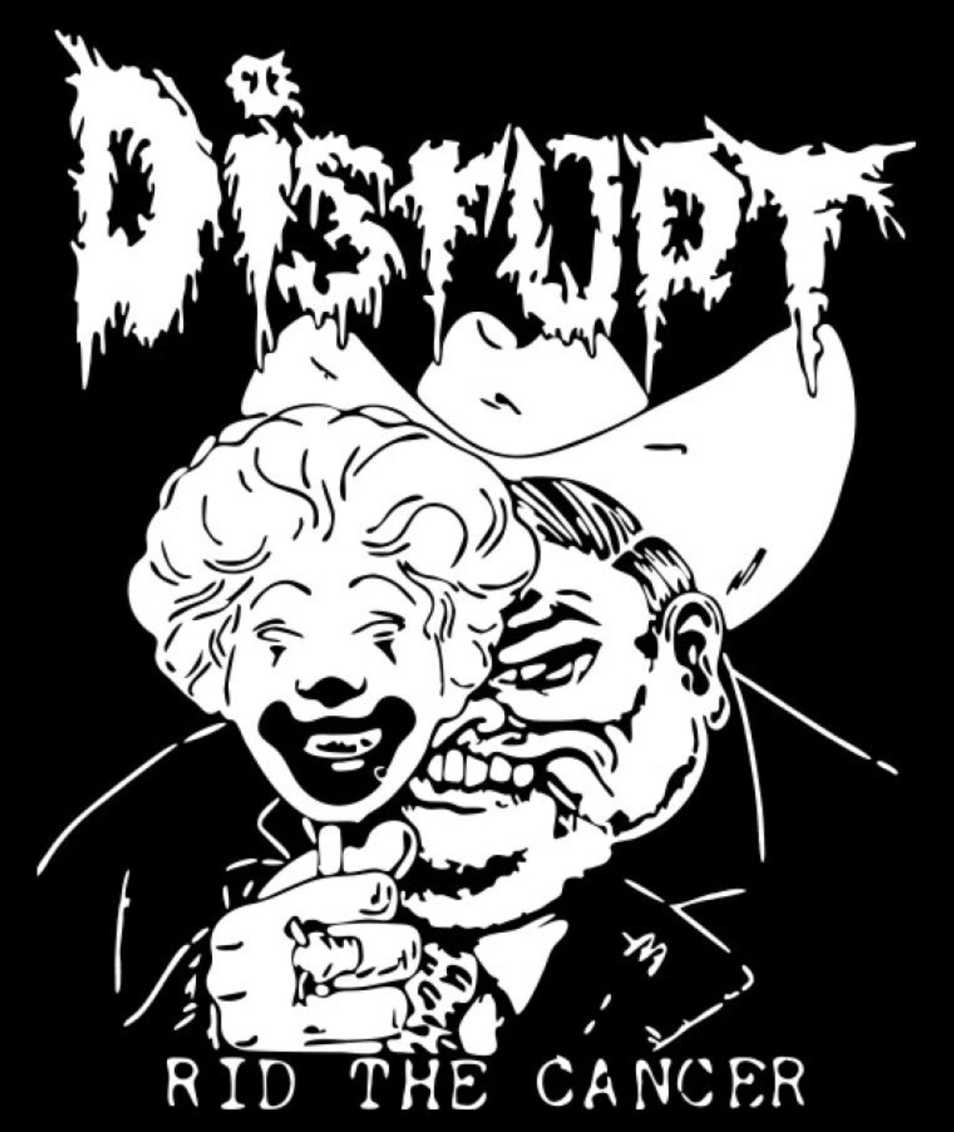 Disrupt - Rid The Cancer - Shirt